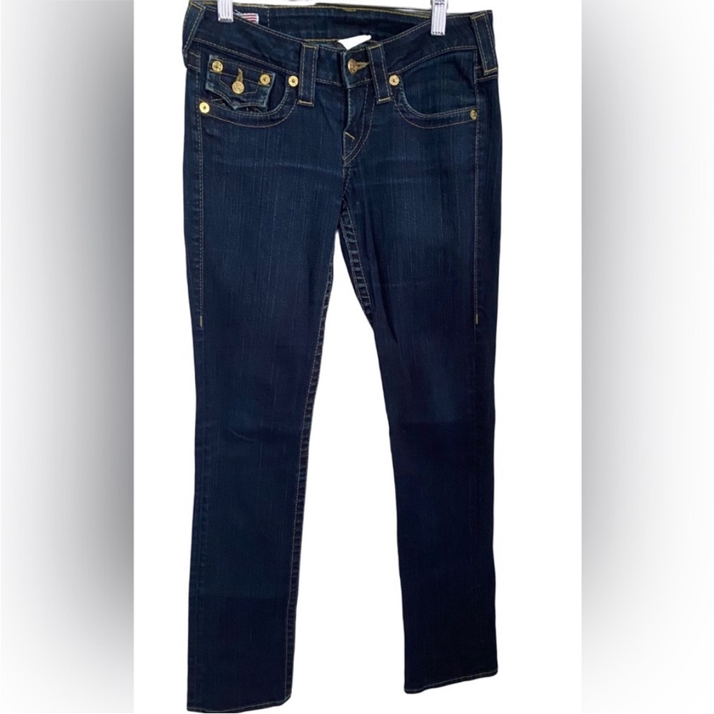 True Religion gold Billy bootcut jeans